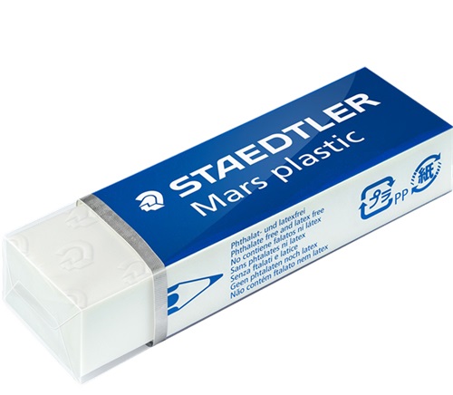 Viskelæder, plast, Staedtler – Papirlageret